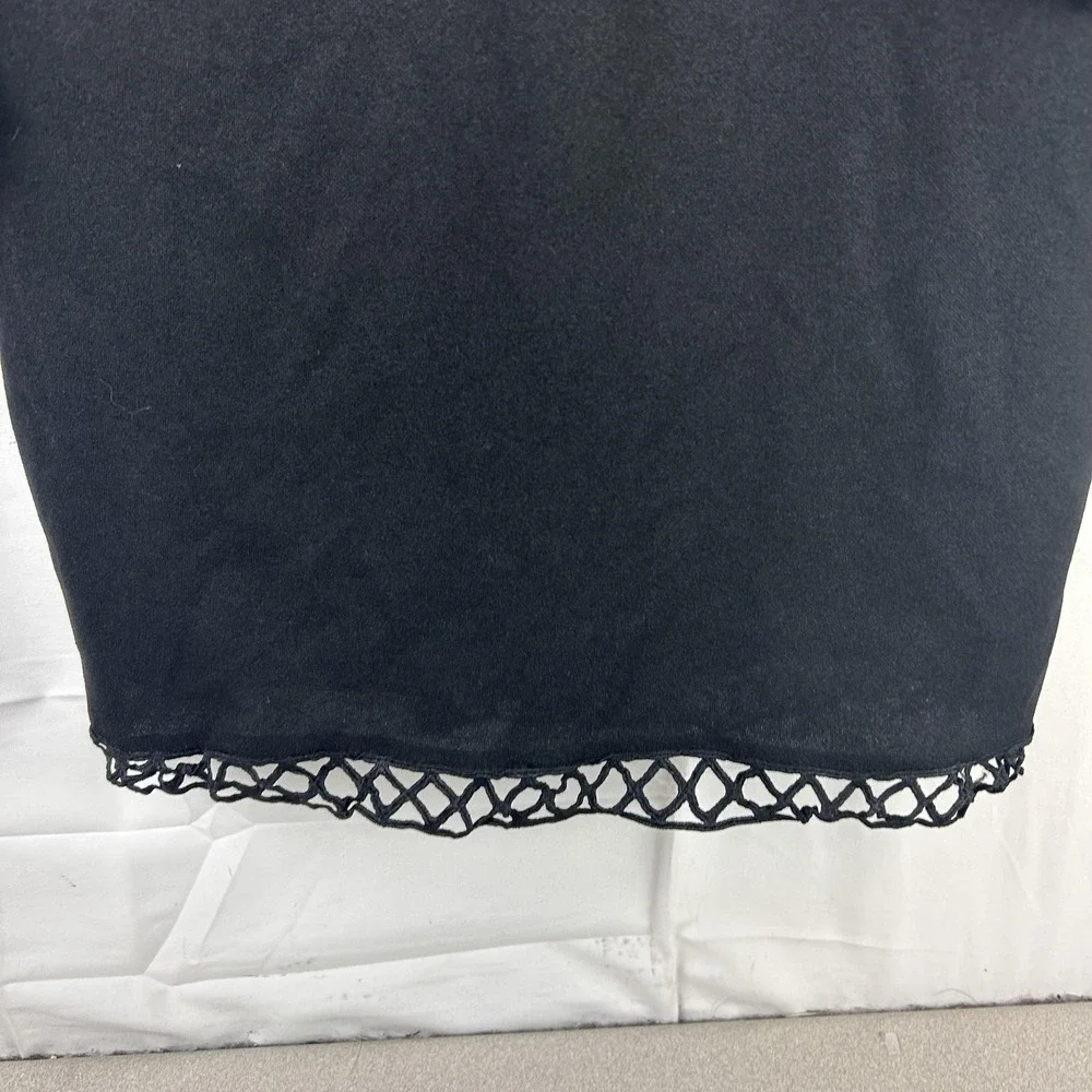 Soieblu Dress Womens Medium Black Lace Bell Sleeve‎ Bodycon Mini S17023